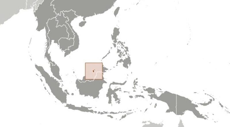 Location of Brunei. Credit: CIA World Factbook
