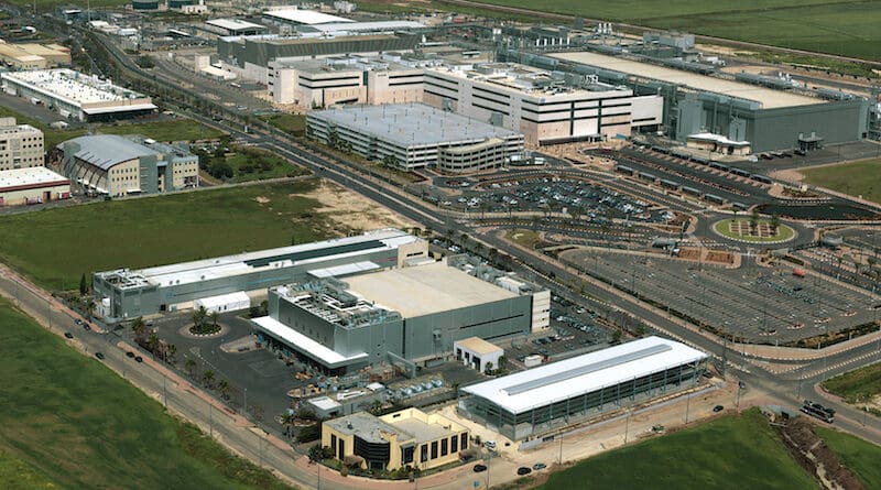 Intel factory in Kiryat Gat, Israel. Photo Credit: Lehava Center Qiryat Gat, Wikimedia Commons