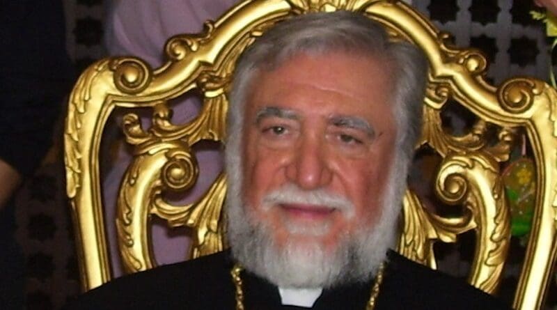 File photo of His Holiness Aram I. Photo Credit: Սեւան Դանիէլեան Մկրեան , Wikipedia Commons