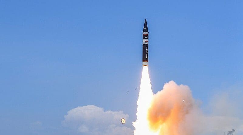 An Indian Agni-P ballistic missile. Photo Credit: Ministry of Defence