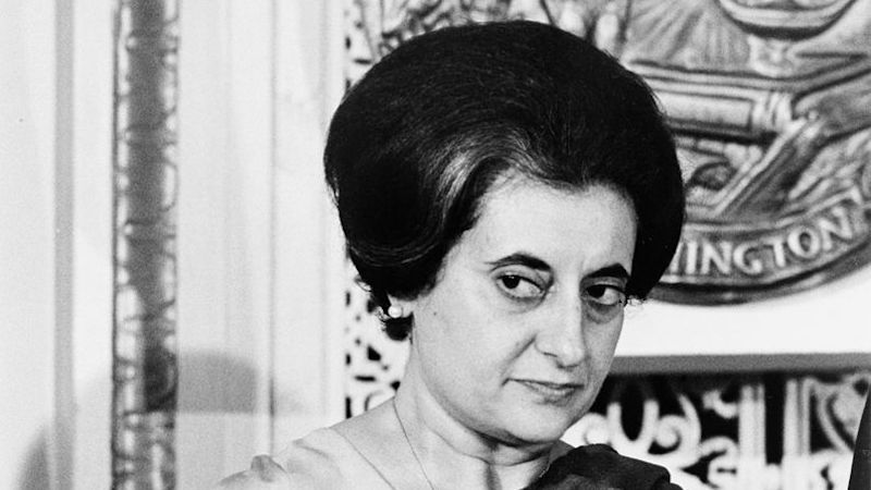 File photo of India's Indira Gandhi. Photo Credit: U.S. News & World Report photographer Warren K. Leffler, Wikimedia Commons