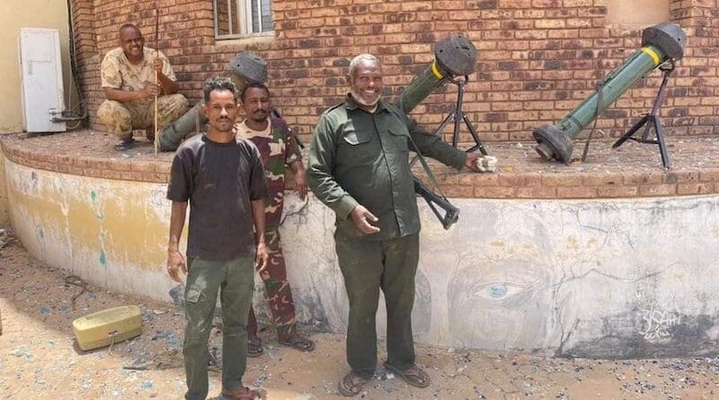 Saeghe-2 anti-tank guided missiles are among the flood of Iranian weapons on both sides of the conflict in Sudan. Photo Credit: RAPID SUPPORT FORCES