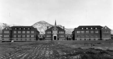 Canada's Kamloops Indian Residential School. Photo Credit: Author unknown, Wikipedia Commons