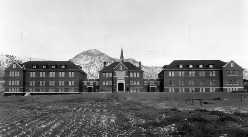 Canada's Kamloops Indian Residential School. Photo Credit: Author unknown, Wikipedia Commons