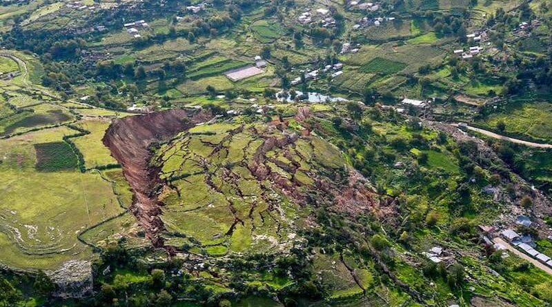 A new study takes a step forward in clarifying how soft materials, both natural and synthetic, fail under stress. The work by researchers at the University of Illinois Urban-Champaign addresses a wide swath of engineering challenges including natural disasters such as landslides. CREDIT: Galeria del Ministerio de Defensa del Perú