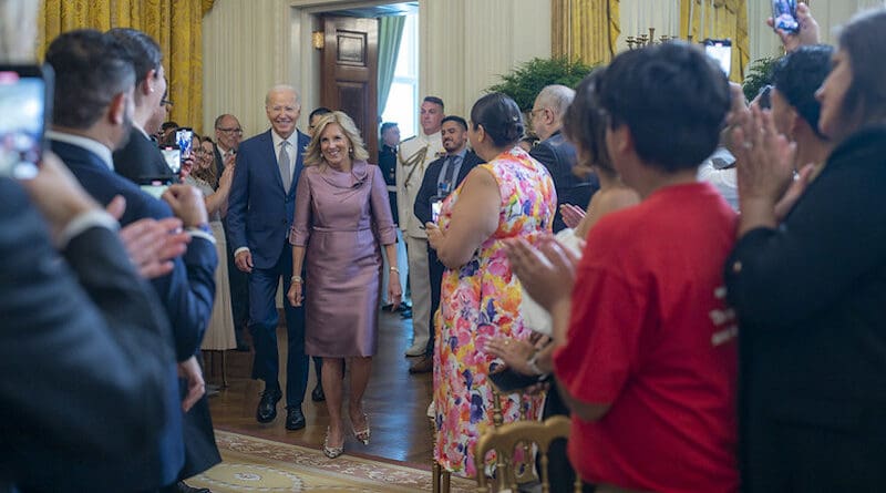 President Joe Biden and First Lady Jill Biden. (Official White House Photo by Cameron Smith)