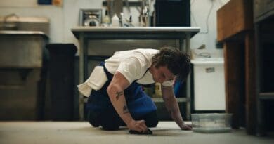 Jeremy Allen White portrays entrepreneur Chef Carmy in comedy-drama series “The Bear.” Courtesy FX. 2023.