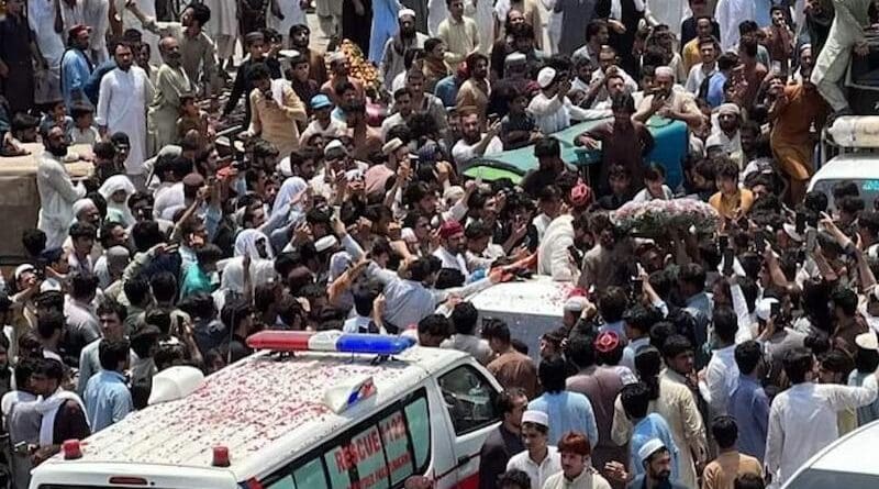 Funeral of Gilaman Wazir. (photo supplied)