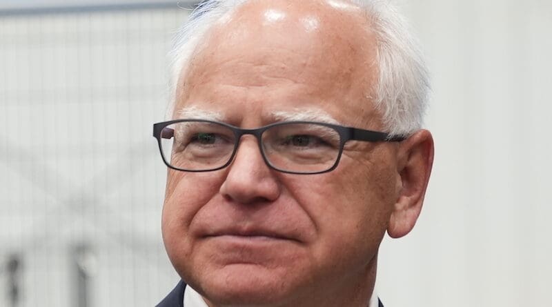 Governor Tim Walz. Photo Credit: Office of Governor Tim Walz & Lt. Governor Peggy Flanagan, Wikipedia Commons