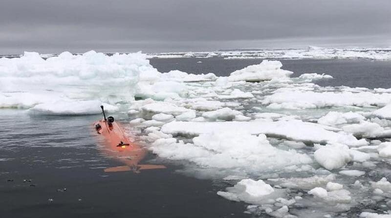 The expedition was carried out in regions of drifting ice in West Antarctica in 2022. On the return visit in 2024, Ran disappeared without a trace under the ice. CREDIT: Filip Stedt