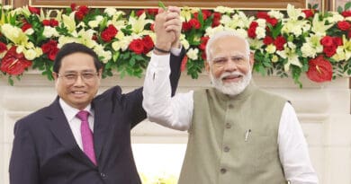 Prime Minister of Vietnam Pham Minh Chinh with India's Prime Minister Narendra Modi. Photo Credit: India PM Office