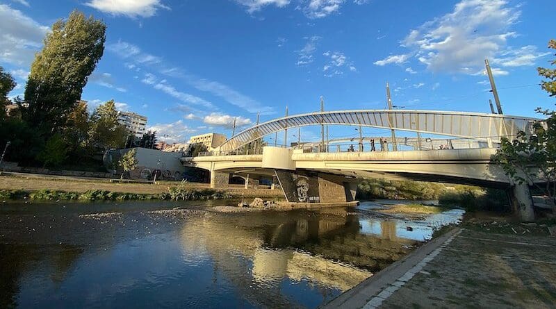 Ibar Bridge in Mitrovica, Kosovo. Photo Credit: GentiBehramaj, Wikipedia Commons
