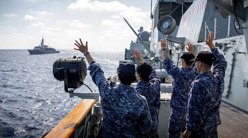 NATO Naval Forces conduct exercise with Japanese Maritime Self-Defense Force and Allies. Photo Credit: NATO
