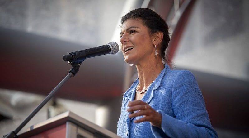 Germany's Sahra Wagenknecht. Photo Credit: DIE LINKE, Wikimedia Commons