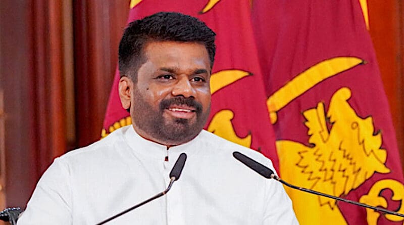 Sri Lanka's President Anura Kumara Dissanayake. Photo Credit: Sri Lanka government