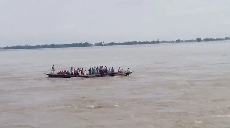 File photo of flooding on the Teesta River. Photo Credit: Kayser Ahmad, Wikimedia Commons