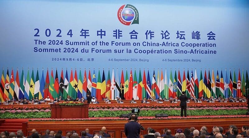 South Africa's President Cyril Ramaphosa addresses the opening ceremony of the 2024 Forum for China - Africa Cooperation Summit at the Great Hall of the People in Beijing. [Photos: GCIS]