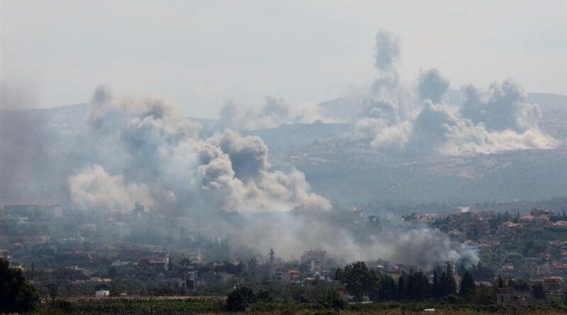 Israeli bombing in Lebanon. Photo Credit: Tasnim News Agency