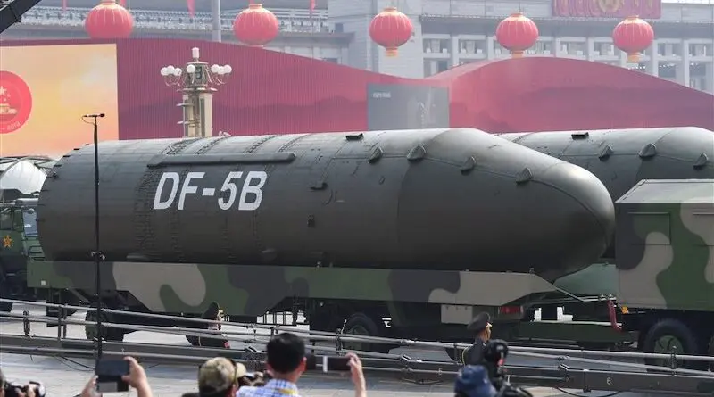 China has said it test-launched an intercontinental ballistic missile (ICBM) into the Pacific Ocean.