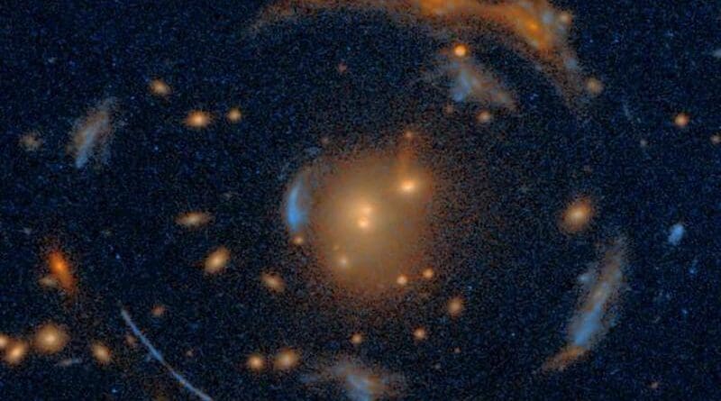 The Carousel Lens, as seen through the Hubble Space Telescope. CREDIT: William Sheu/UCLA