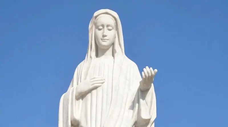 A statue of Our Lady in Medjugorje, Bosnia and Herzegovina. Photo Credit: Vin Aug, Pexels