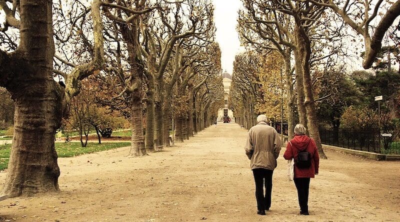 file photo couple elderly autumn fall