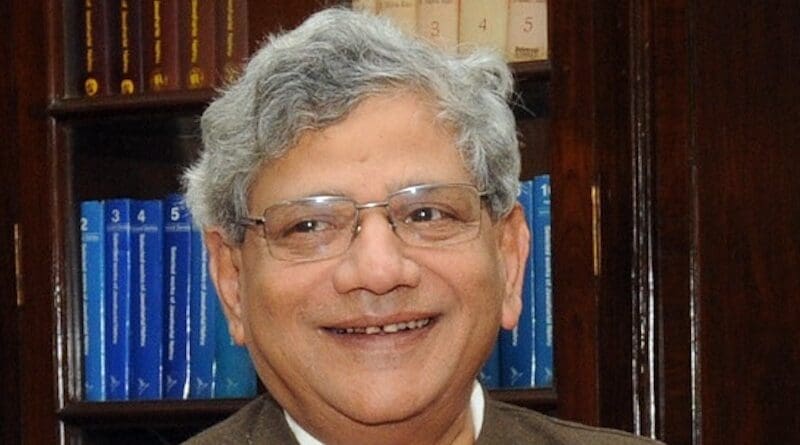 File photo of India's Sitaram Yechury. Photo Credit: Vice President's Secretariat, Wikipedia Commons