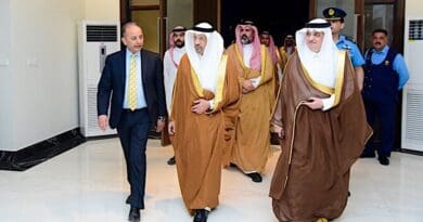 Saudi Investment Minister Khalid bin Abdulaziz Al-Falih arrives in Islamabad on October 9, 2024. Photo Credit: Ministry of Commerce