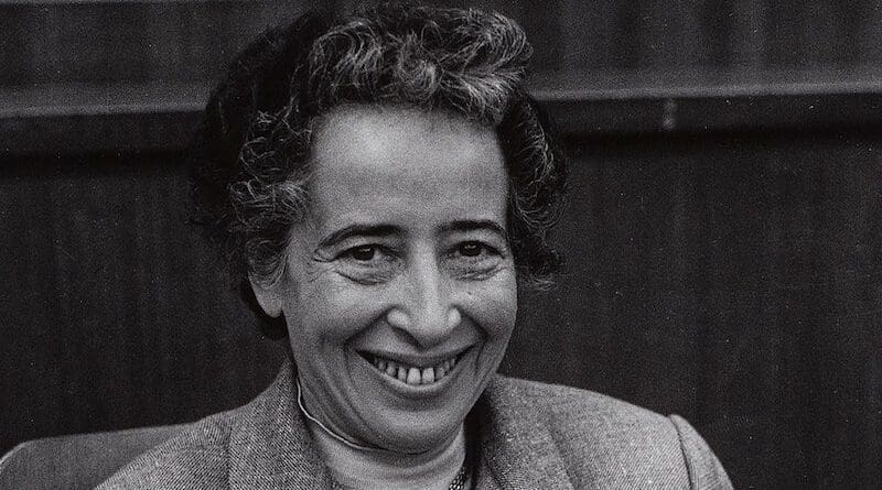 Hannah Arendt. Photo Credit: Barbara Niggl Radloff, Wikipedia Commons