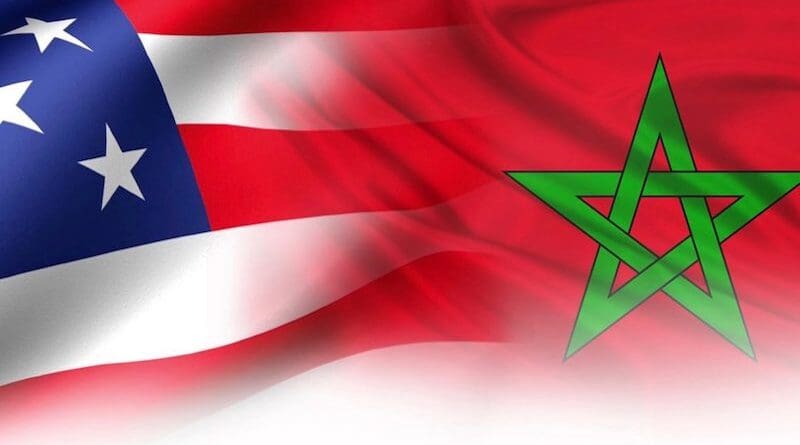 Flags of United States and Morocco. Credit: State Dept