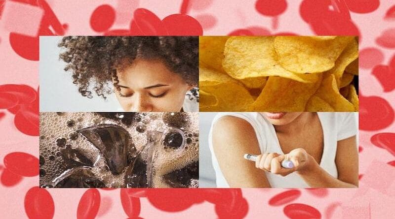 Scientists recently found that diets high in ultra-processed foods, even diet ones, were associated with higher blood sugar levels in people with Type 2 diabetes. CREDIT: The University of Texas at Austin