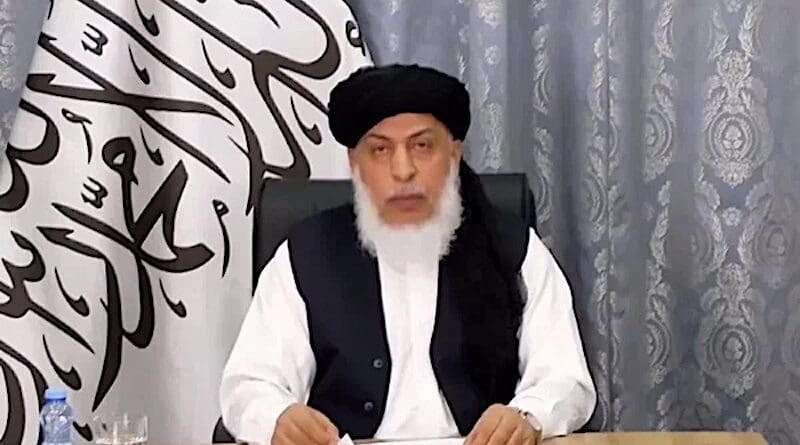 Sher Mohammad Abbas Stanikzai, Deputy Minister of Foreign Affairs for the Taliban in Afghanistan. Photo Credit: mfa.gov.af