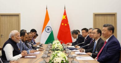 India's Prime Minister Narendra Modi in a bilateral meeting with the President of the People’s Republic of China, Mr. Xi Jinping, on the sidelines of the 16th BRICS Summit at Kazan, in Russia on October 23, 2024. Photo Credit: India PM Office