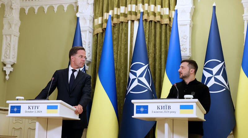 Press converence with NATO Secretary General Mark Rutte and President Volodymyr Zelenskyy of Ukraine. Photo Credit: NATO