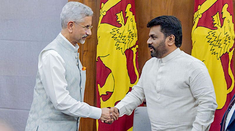 India's External Affairs Minister S. Jaishankar with Sri Lanka's President Anura Kumara Dissanayak. Photo Credit: Sri Lanka government