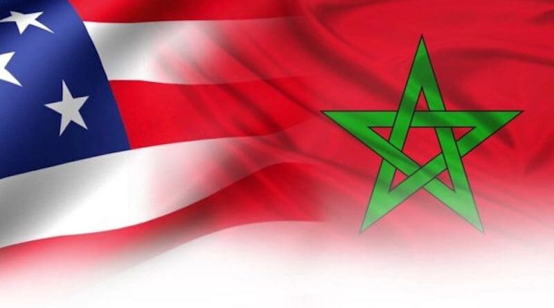 Flags of the United States and Morocco. Credit: US State Dept