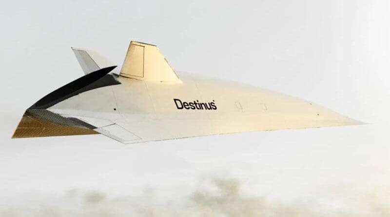 Hypersonic drone. Photo Credit: Destinus