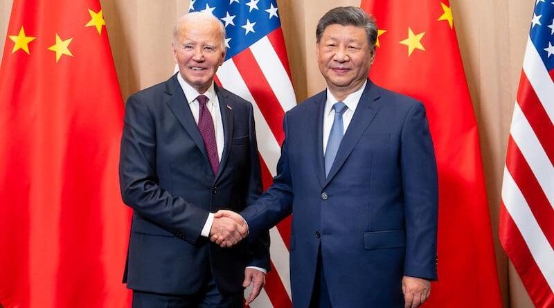 US President Joe Biden with China's President Xi Jinping. Photo Credit: POTUS, X