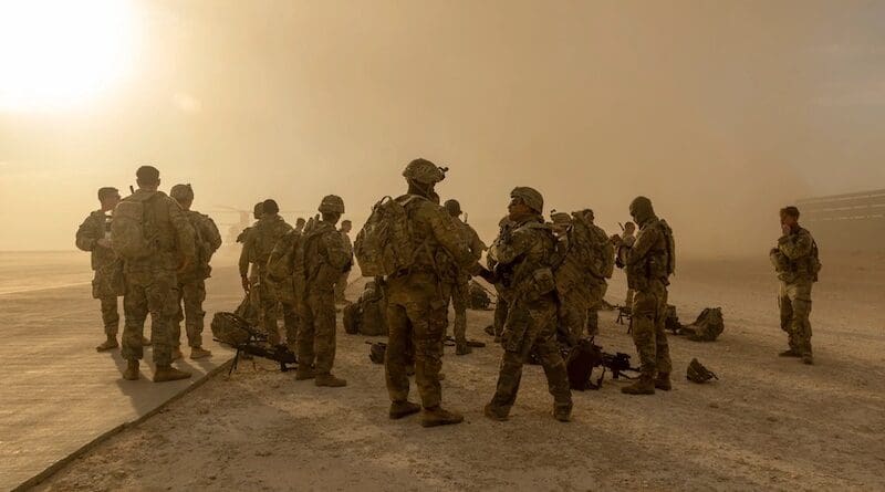 U.S. Army Soldiers conclude a training exercise in support of Combined Joint Task Force - Operation Inherent Resolve, in Western Iraq, Oct. 30, 2024. (U.S. Army photo by Spc. Tyler Becker)