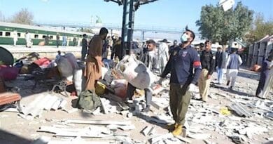 Aftermath of terrorist attack on railroad station in Quetta, Pakistan. Photo Credit: Tasnim News Agency