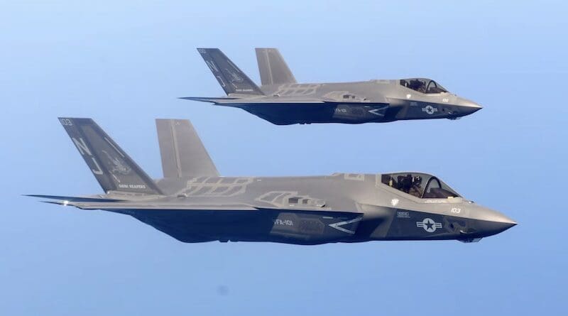 File photo of two US Navy F-35Cs. Photo Credit: Air Force Staff Sgt. Brian Kelly