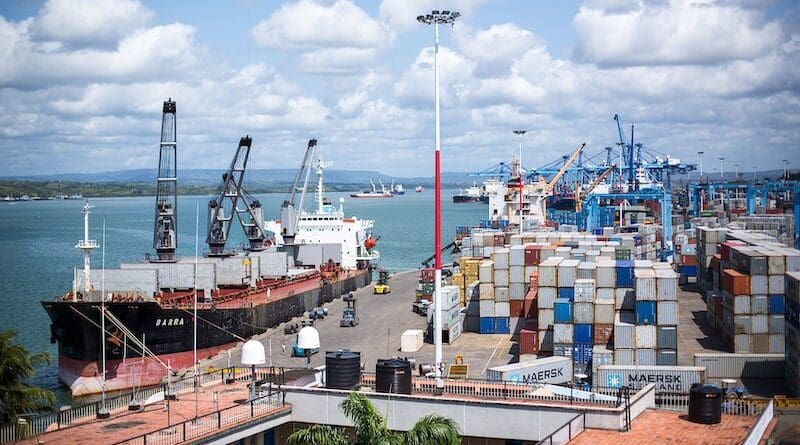 Kenya's Mombasa Port. Photo Credit: MEAACT Kenya, Wikipedia Commons