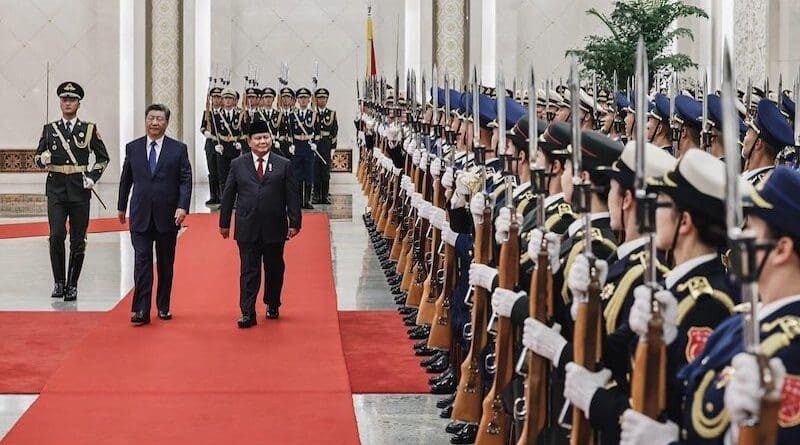 Chinese President Xi Jinping (left) and Indonesian President Prabowo Subianto. Photo Credit: Prabowo, X