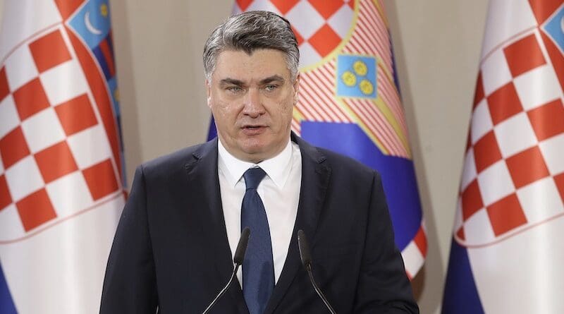 Croatia's Zoran Milanović. Photo Credit: Damir Sencar/HINA/POOL/PIXSELL/Social Democratic Party of Croatia, Wikipedia Commons