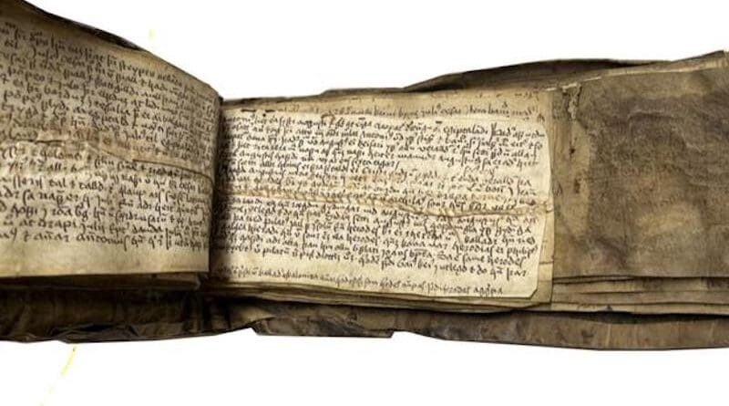 “I follow Latin traces from Icelandic manuscripts, but the Latin written material in Iceland has been forgotten. Previous research has focused mostly on texts in Old Norse in Icelandic manuscripts,” said PhD research fellow Tom Lorenz. CREDIT: Tom Lorenz/NTNU