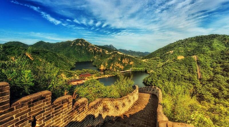 great wall of china forest