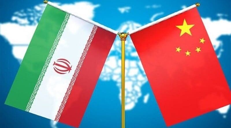 Flags of Iran and China. Photo Credit: Tasnim News Agency