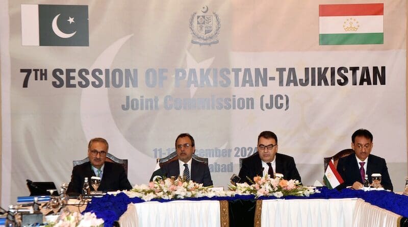 Seventh Joint Commission meeting between Pakistan and Tajikistan. Photo Credit: Pakistan Ministry of Economic Affairs