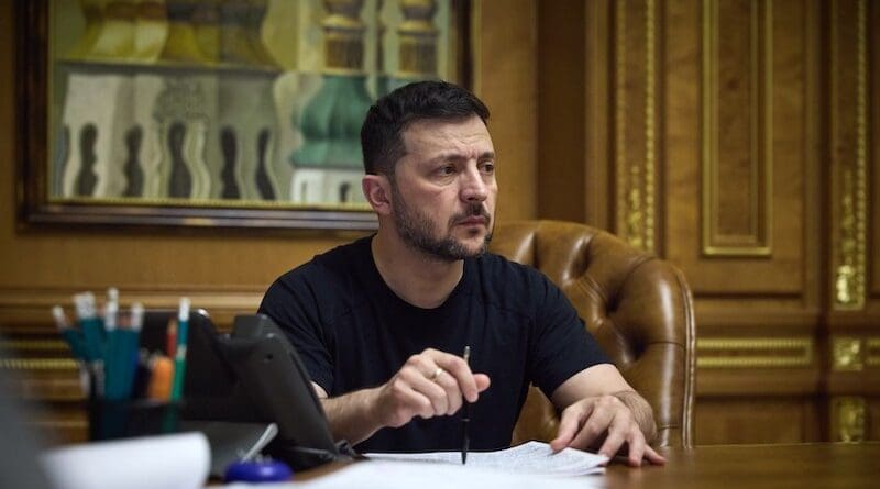 Ukraine's President Volodymyr Zelenskyy. Photo Credit: Ukraine Presidential Press Service