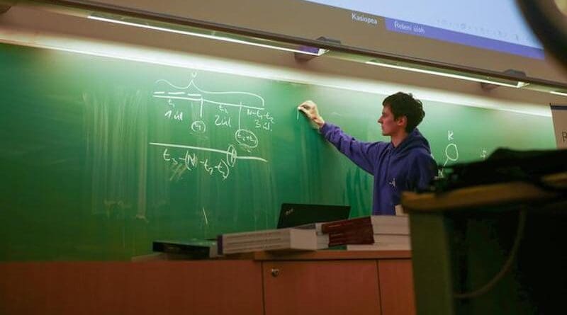Jakub Svoboda. The fourth-year PhD student at the Institute of Science and Technology Austria (ISTA) uses his mathematical knowledge to delve deep into evolutionary dynamics. CREDIT: © Zuzana Drázdová